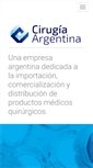 Mobile Screenshot of cirugiaargentina.com