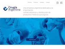 Tablet Screenshot of cirugiaargentina.com